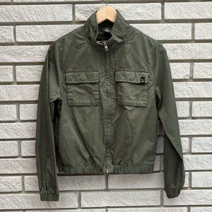OVO Lightweight Military Bomber Style Jacket Green Sz XS